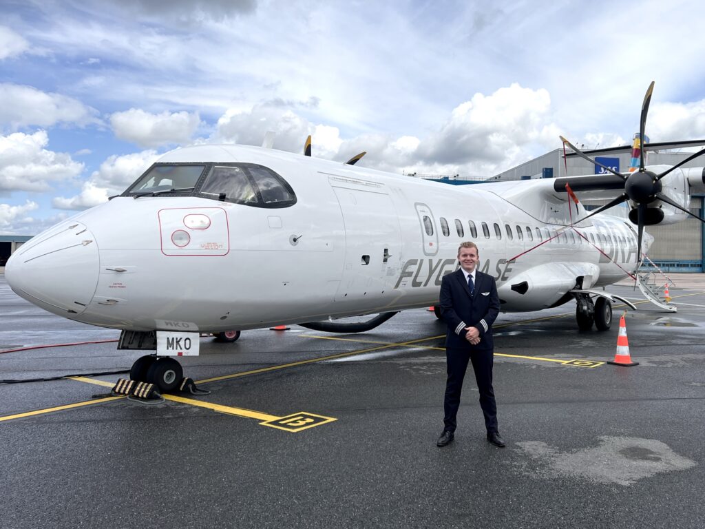 Former student at Green Flight Academy now first officer at Braathens